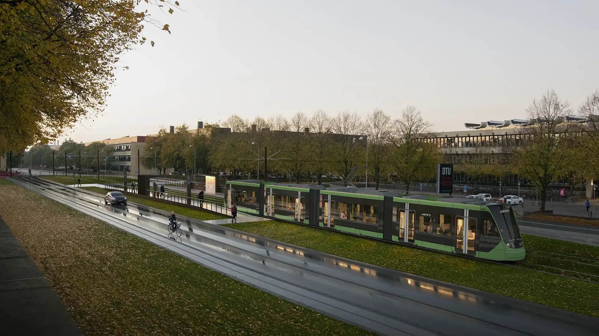 Kompakt kabelinfrastruktur til et komplekst letbaneprojekt i bymiljø