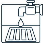 Ikon for vand og afløb